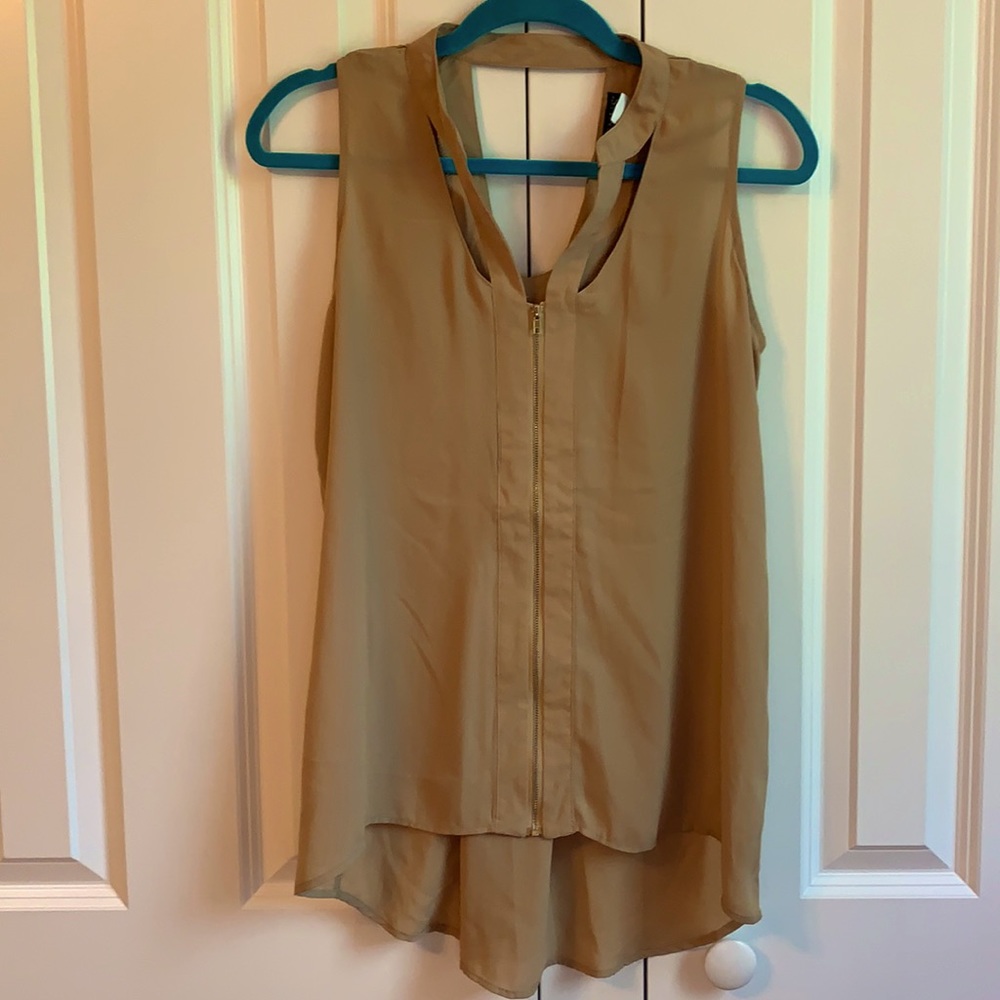 Taupe detailed tank top from Venus